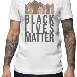 Black Lives Matter White Hand Shirt Sweatshirt Hoodie Long Sleeve Tank