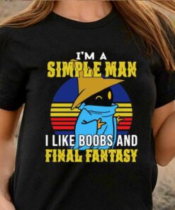 Black Mage A Simple Man Like Boobs And Final Fantasy Shirt 1 Black Mage A Simple Man Like Boobs And Final Fantasy Shirt 2