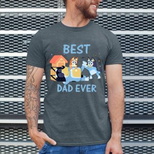 Bluey Best Dad Ever Birthday Bingo Shirt