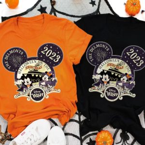 Boo Bash Couple 2023 Disney Cruise Halloween On The High Seas Shirt