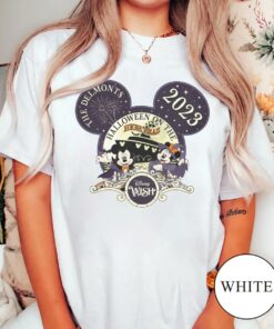 Boo Bash Couple 2023 Disney Cruise Halloween On The High Seas Shirt 2