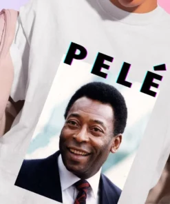 Brazil Pele Soccer Shirt 3 Brazil Pele Soccer Shirt 4