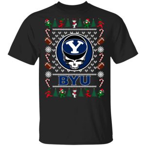 Byu Cougars Grateful Dead Ugly Christmas Sweater Shirt Sweatshirt Hoodie Long Sleeve Tank