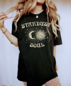 Celestial Stardust Soul Shirt Moon Graphic Vintage T 1