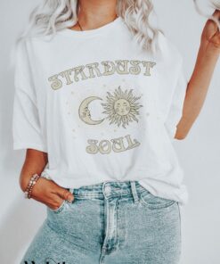 Celestial Stardust Soul Shirt Moon Graphic Vintage T 3