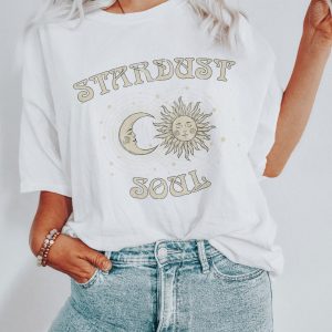 Celestial Stardust Soul Shirt Moon Graphic Vintage T 3