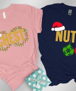 Chest Nuts Couples Christmas Holiday Family Matching Shirt Outfit Tee 3 Chest Nuts Couples Christmas Holiday Family Matching Shirt Outfit Tee 4