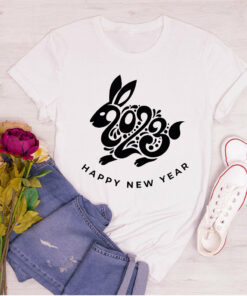 Chinese Rabbit Lunar New Year 2023 T Shirt Sweatshirt 4 Chinese Rabbit Lunar New Year 2023 T Shirt Sweatshirt 5