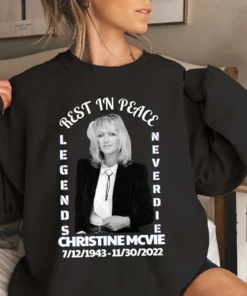 Christine McVie Thank You For The Memories T Shirt 1