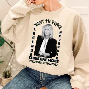 Christine McVie Thank You For The Memories T Shirt 2