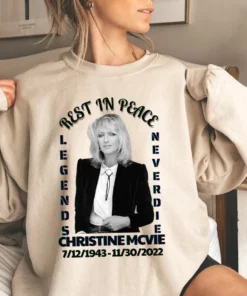 Christine McVie Thank You For The Memories T Shirt 2 Christine McVie Thank You For The Memories T Shirt 3