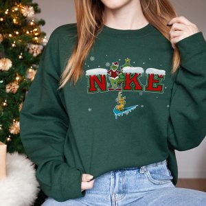 Christmas Santa Grinch Xmas Unisex Sweatshirt Sweater Shirt