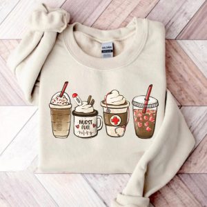 Coffee Lover Nurse School Graduation Appreciation RN LPN T Shirt 1