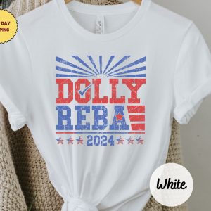 Country Music Funny Election Dolly Reba 2024 Vintage Shirt