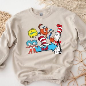 Cat and the hat shirt best sale