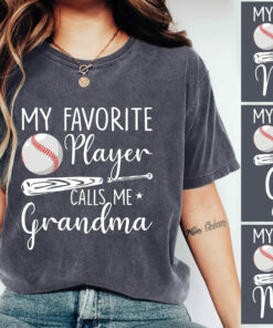 Custom Grandma Baseball Mothers Day Tee Shirt 1