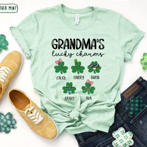 Custom Grandma’s Lucky Charms St Patrick Day Shirt