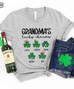 Custom Grandma's Lucky Charms St Patrick Day Shirt 5 Custom Grandmas Lucky Charms St Patrick Day Shirt 6