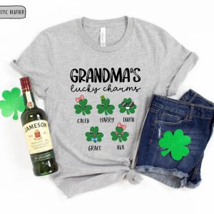 Custom Grandmas Lucky Charms St Patrick Day Shirt 6