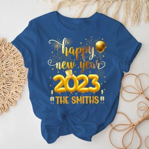 Custom Hello 2023 Family New Years T Shirt Tee 4