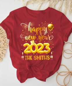 Custom Hello 2023 Family New Years T Shirt Tee 4 Custom Hello 2023 Family New Years T Shirt Tee 5