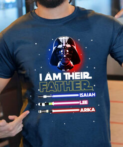 Custom I Am Their Father Personalized Dad Starwars Shirt 1