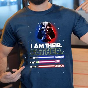 Custom I Am Their Father Personalized Dad Starwars Shirt 1