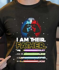 Custom I Am Their Father Personalized Dad Starwars Shirt 2 Custom I Am Their Father Personalized Dad Starwars Shirt 3