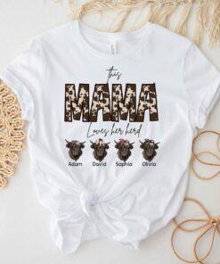 Custom Kids Name Mom Farmer Mama Mothers Day Shirt 1 Custom Kids Name Mom Farmer Mama Mothers Day Shirt 2