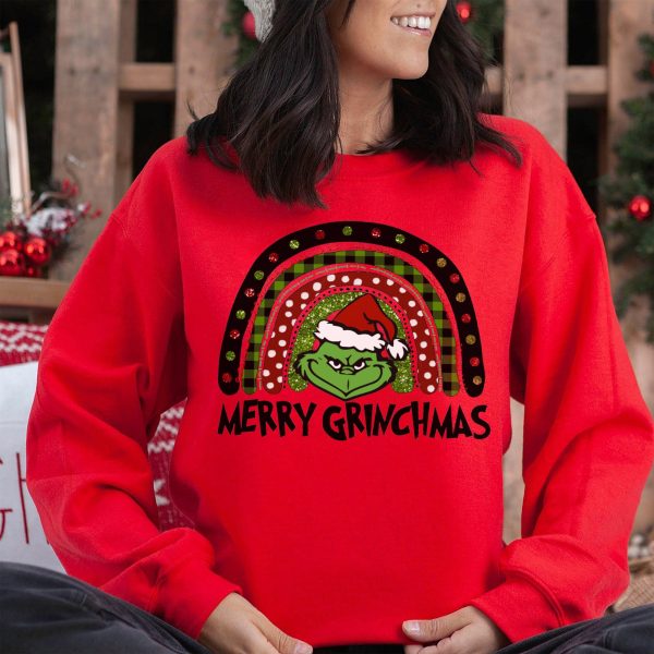 Cute Christma Grinch That’s It I’m Not Going Crewneck Sweatshirt Shirt