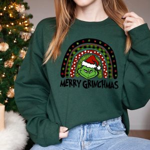 Cute Christma Grinch Thats It Im Not Going Crewneck Sweatshirt Shirt 4