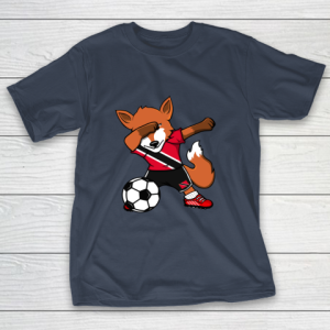 Dabbing Fox Trinidad and Tobago Soccer Fans Jersey Football T-Shirt