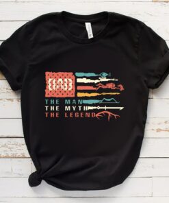 Dad And Guns The Main Myth Legend Matching Family Fathers Day Shirt 2