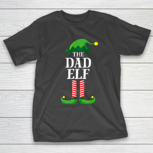 Dad Elf Matching Family Group Christmas Party Pajama T-Shirt