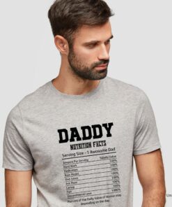 Dad Nutrition Facts Jokes Fathers Day Shirt 1