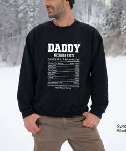 Dad Nutrition Facts Jokes Fathers Day Shirt 3