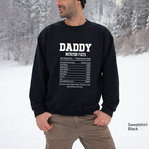 Dad Nutrition Facts Jokes Father’s Day Shirt