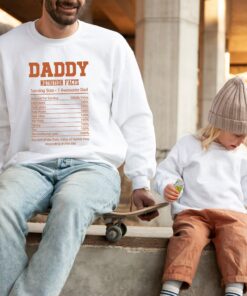 Dad Nutrition Facts Jokes Fathers Day Shirt 4