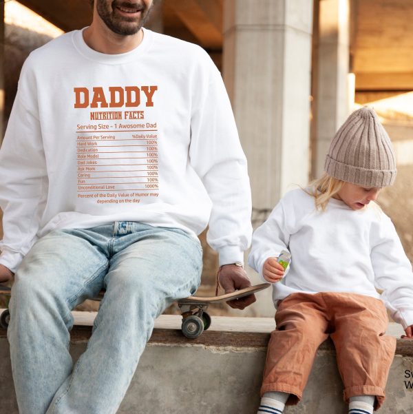 Dad Nutrition Facts Jokes Father’s Day Shirt