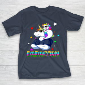 Dadacorn Muscle Shirt Unicorn Dad Baby Christmas Papa Gift T-Shirt