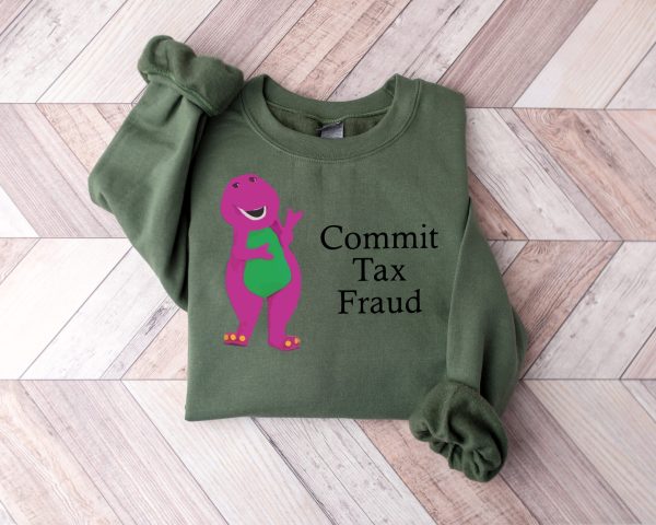 Dads Barney Commit Tax Fraud Meme Shirt