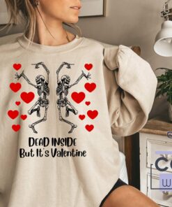 Dead Inside Valentines Day Dancing Sweater 1