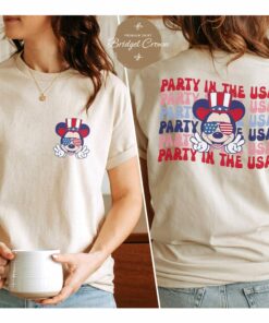Disney 4th Of July Mickey American Patriotic Family Shirt 1