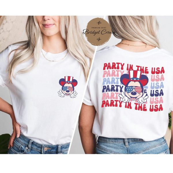 Disney 4th Of July Mickey American Patriotic Family Shirt