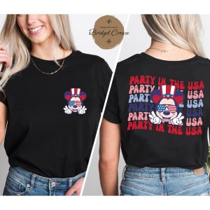 Disney 4th Of July Mickey American Patriotic Family Shirt 3