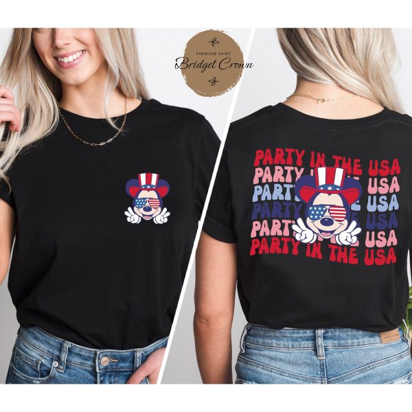 Disney 4th Of July Mickey American Patriotic Family Shirt