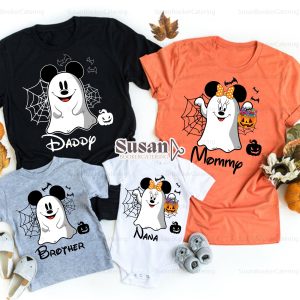 Disney Family Halloween Mickey Minnie Ghost Shirt