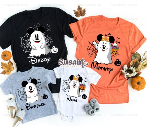 Disney Family Halloween Mickey Minnie Ghost Shirt