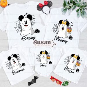 Disney Family Halloween Mickey Minnie Ghost Shirt 2