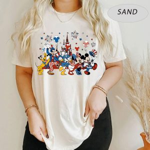 Disney Freedom Mickey Mouse And Friends 4th Of July Shirt 1